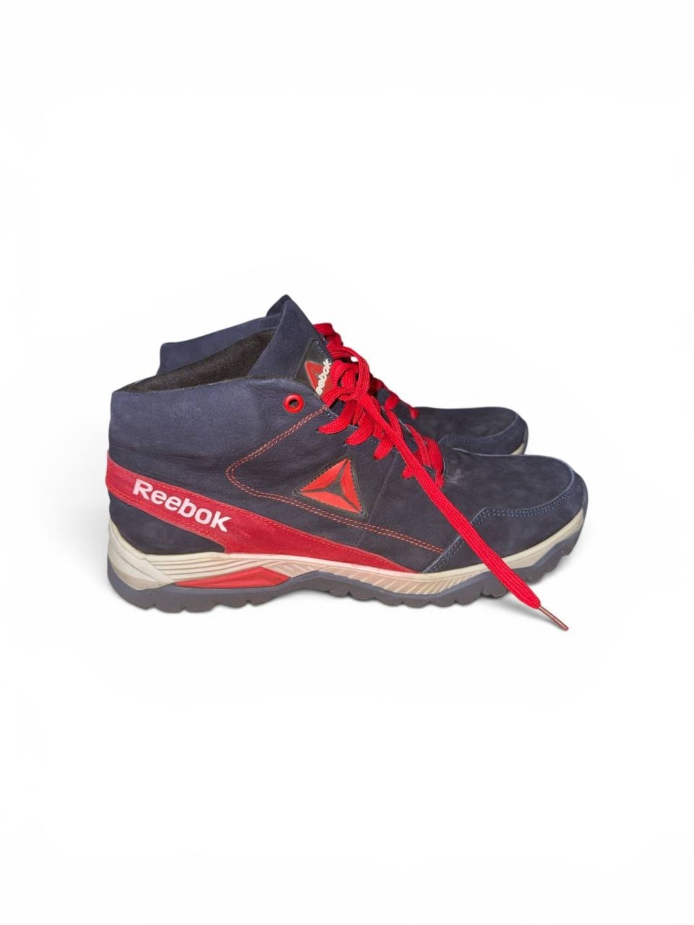 Reebok Navy Sneakers with Red Accents - Men's Athletic Shoes - Picture 3 of 5